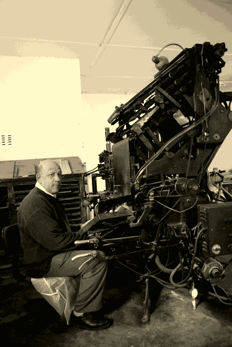 Die Courier se Heidelberg Drukpers